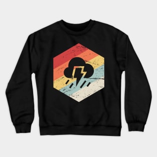 Retro Vintage Storm Chaser Icon Crewneck Sweatshirt